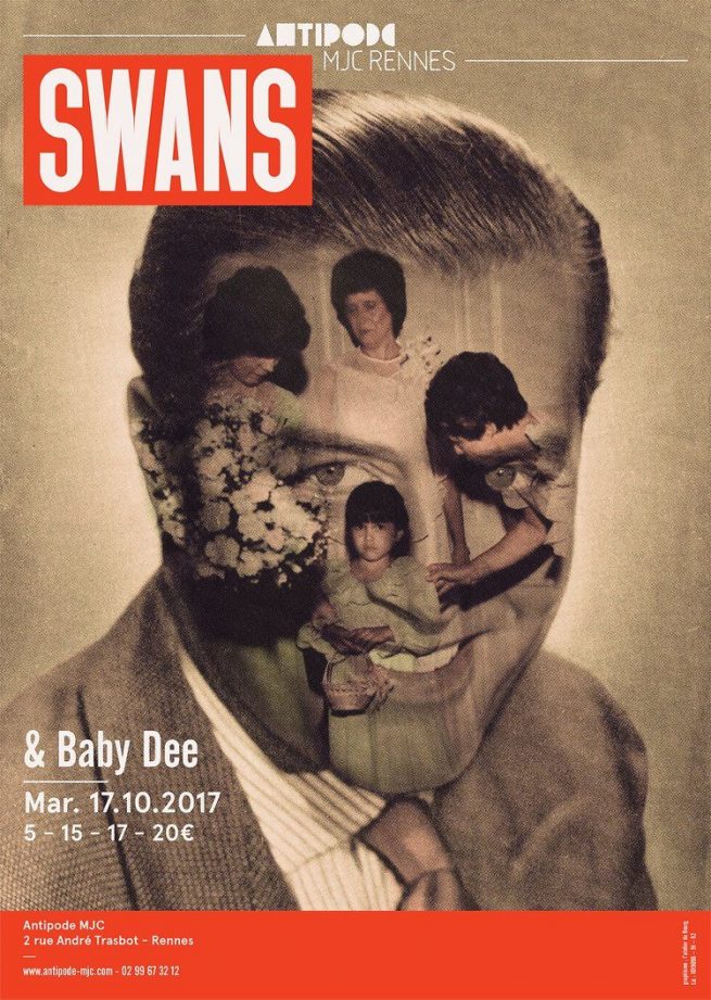 Affiche du concert des Swans