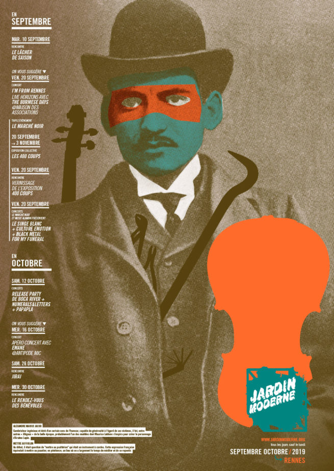 Affiche Jardin Moderne