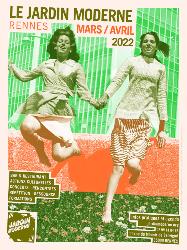 Affiche Jardin Moderne Mars Avril 2022