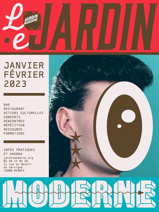 Affiche Jardin Moderne © Atelier du bourg